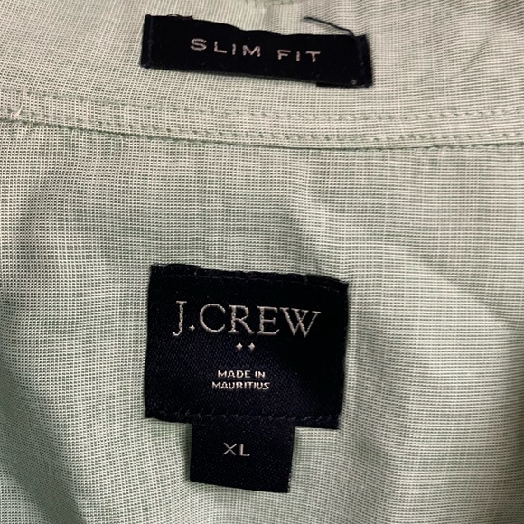 J.Crew XL Green Button Down - Picture 6 of 6
